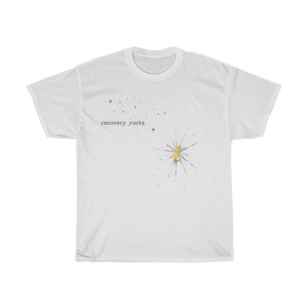Recovery Rocks! — Heavy Cotton Tee
