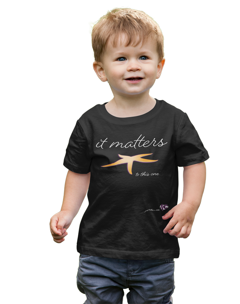 It Matters to this One — Toddler Dark Tee