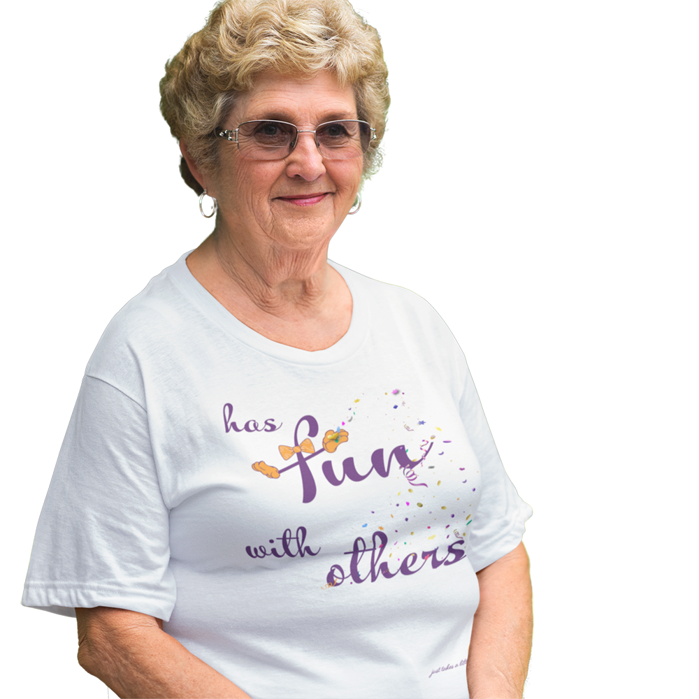 Has Fun with Others — Heavy Cotton Tee