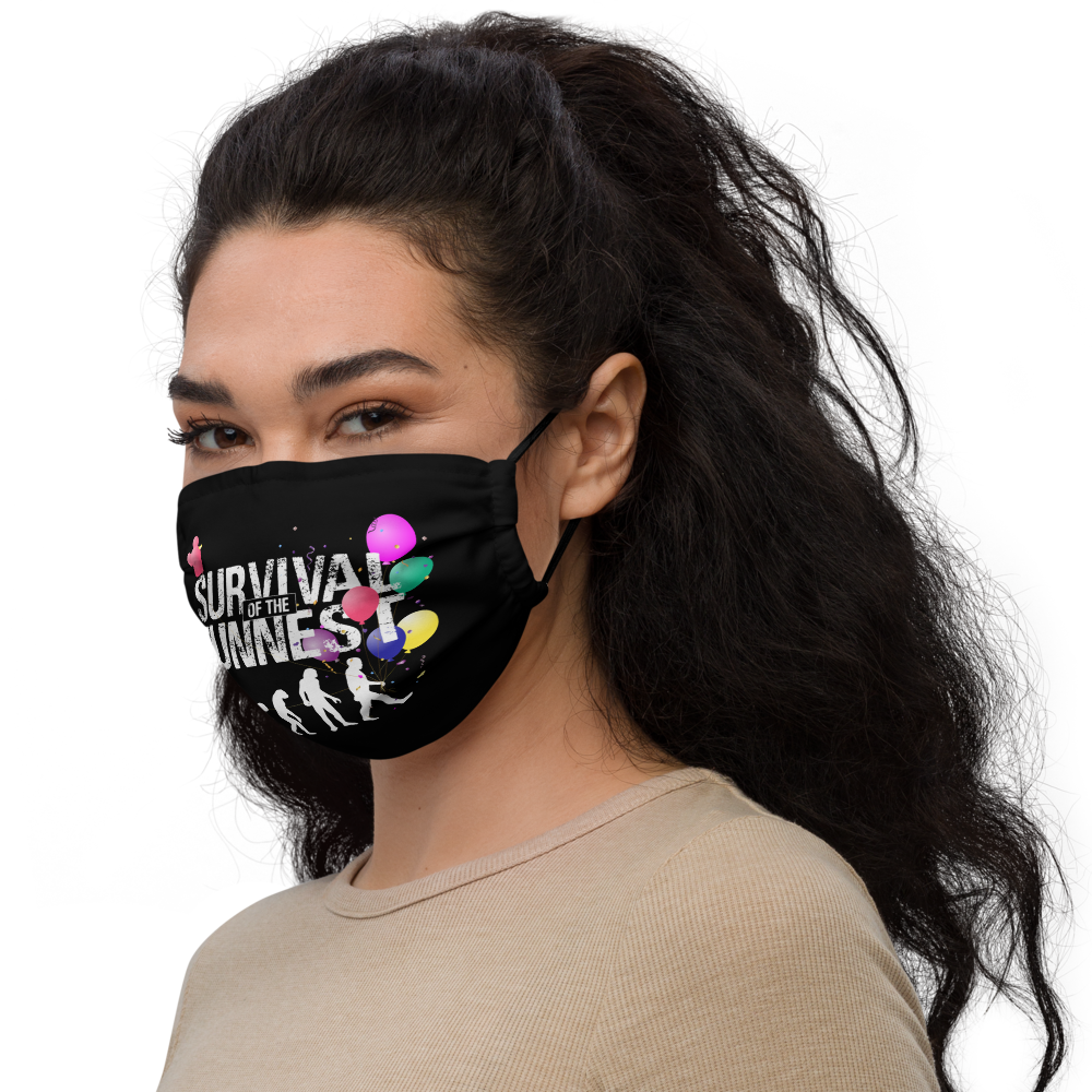 Survival of the FUNnest — Premium Face Mask