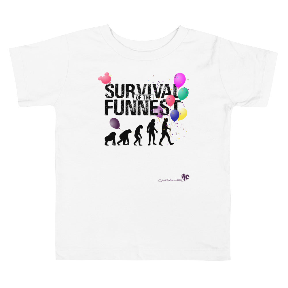 Survival of the FUNnest — Toddler Light Tee