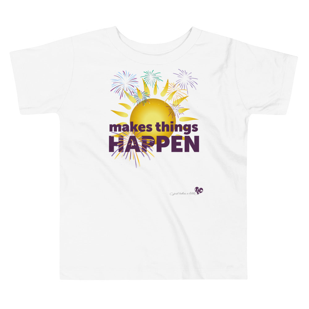Makes Things Happen Light Toddler Tee