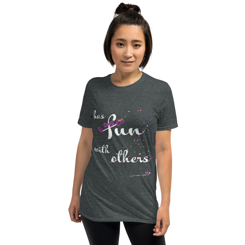 Has Fun with Others — Softstyle Dark Tee