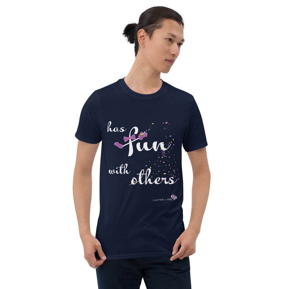 Has Fun with Others — Softstyle Dark Tee