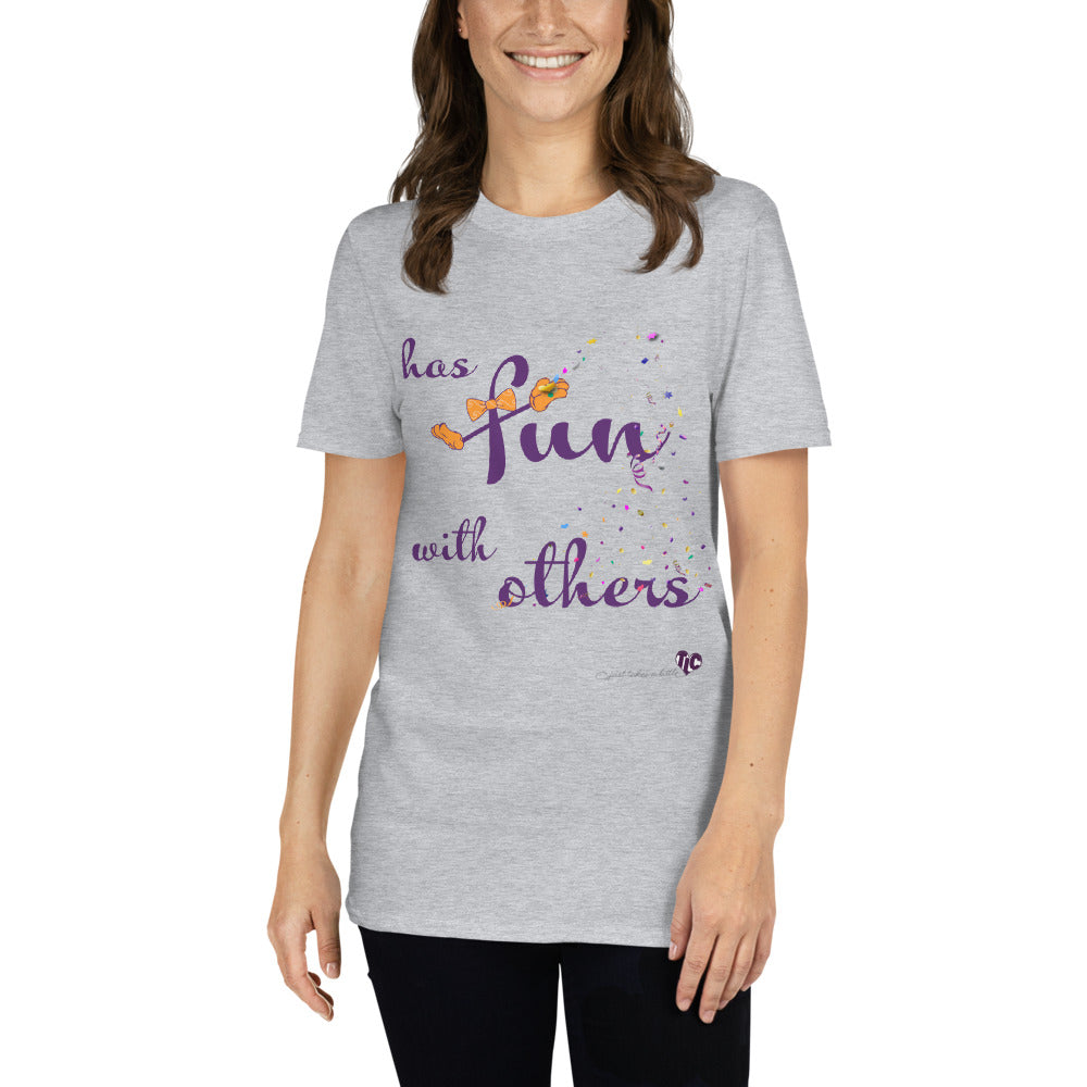Has Fun with Others — Softstyle Light Tee