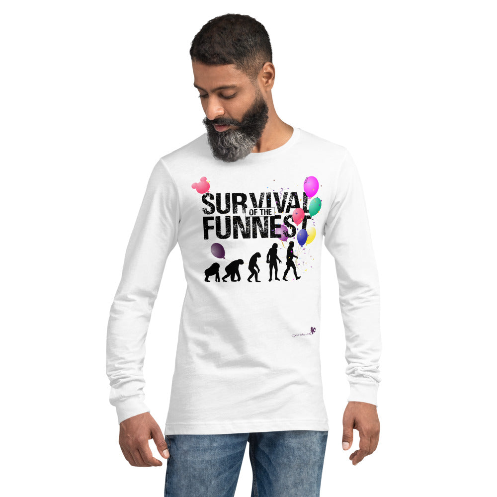 Survival of the FUNnest — Long Sleeve Light Tee