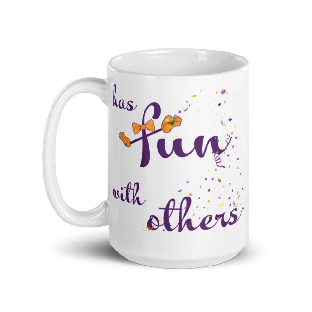 Has Fun with Others — Mug