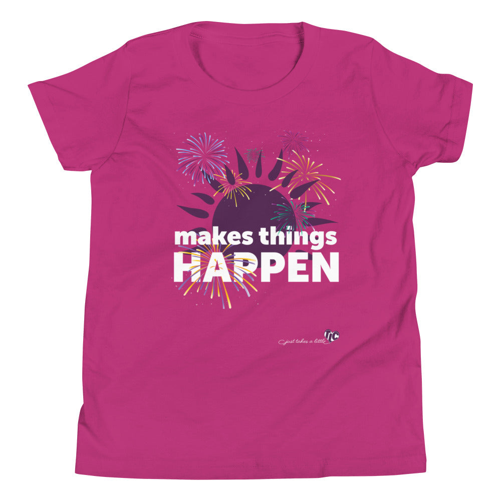 Makes Things Happen Dark Youth Tee