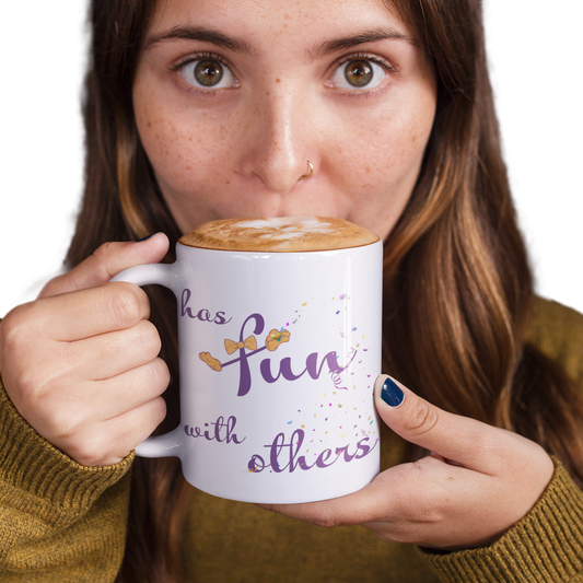 Has Fun with Others — Mug