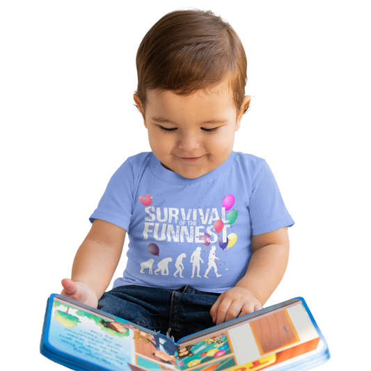 Survival of the FUNnest — Toddler Dark Tee