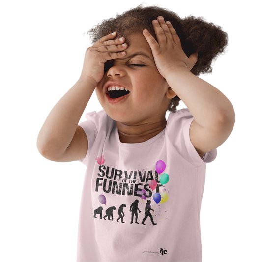 Survival of the FUNnest — Toddler Light Tee