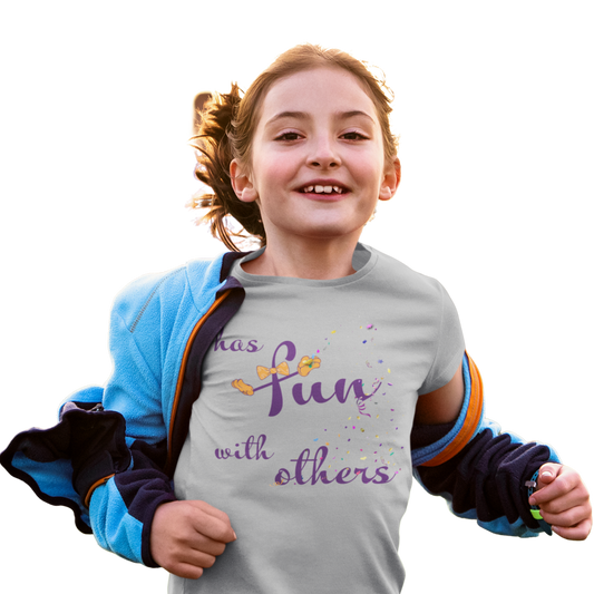 Has Fun with Others — Youth Light Tee