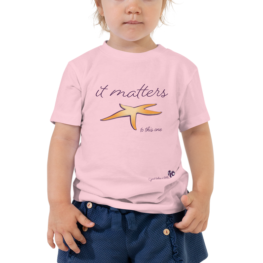 It Matters to This One — Toddler Light Tee