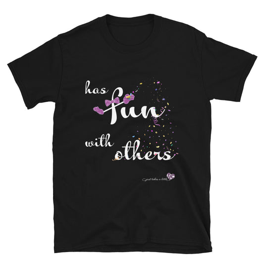 Has Fun with Others — Softstyle Dark Tee