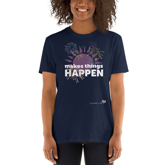 Makes Things Happen Dark Softstyle Tee