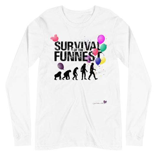 Survival of the FUNnest — Long Sleeve Light Tee