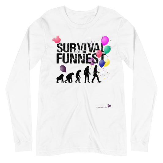 Survival of the FUNnest — Long Sleeve Light Tee
