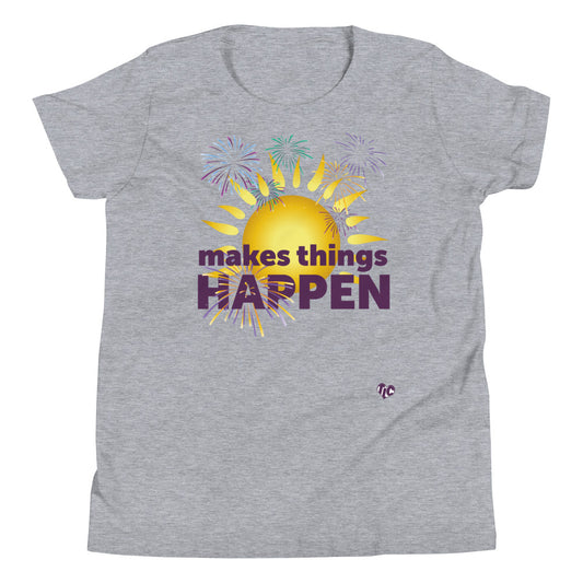 Makes Things Happen Light Youth Tee