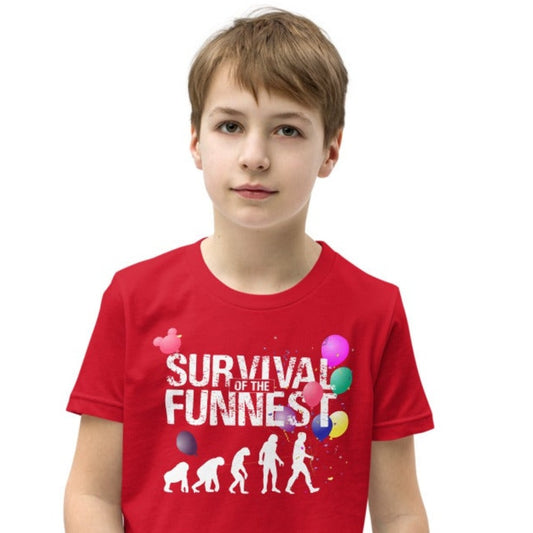 Survival of the FUNnest — Youth Dark Tee