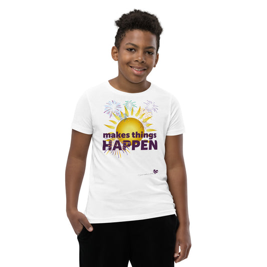 Makes Things Happen Light Youth Tee